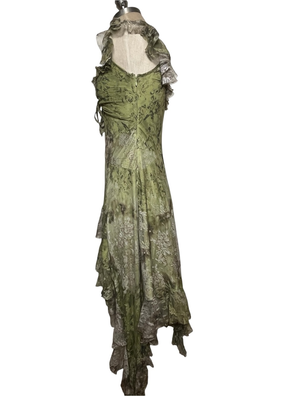 Urban Outfitters Hyacinth Lace Spliced Midi Dress Fairycore Whimsigoth Medium - Picture 9 of 13